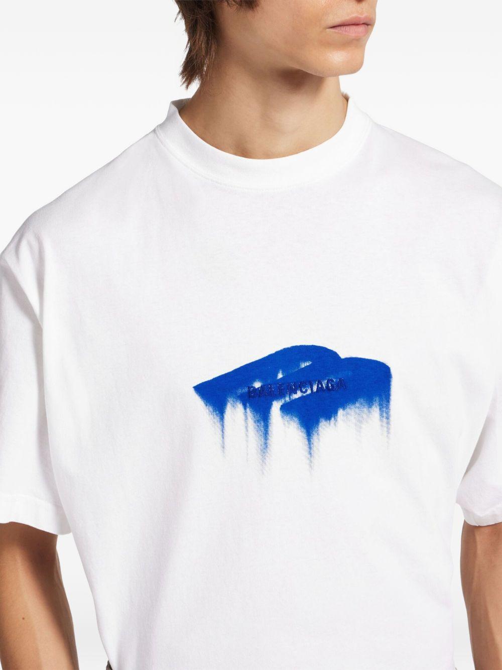 Wet Brush Oversized T-shirt 850345 TUVJ89000 BALENCIAGA 