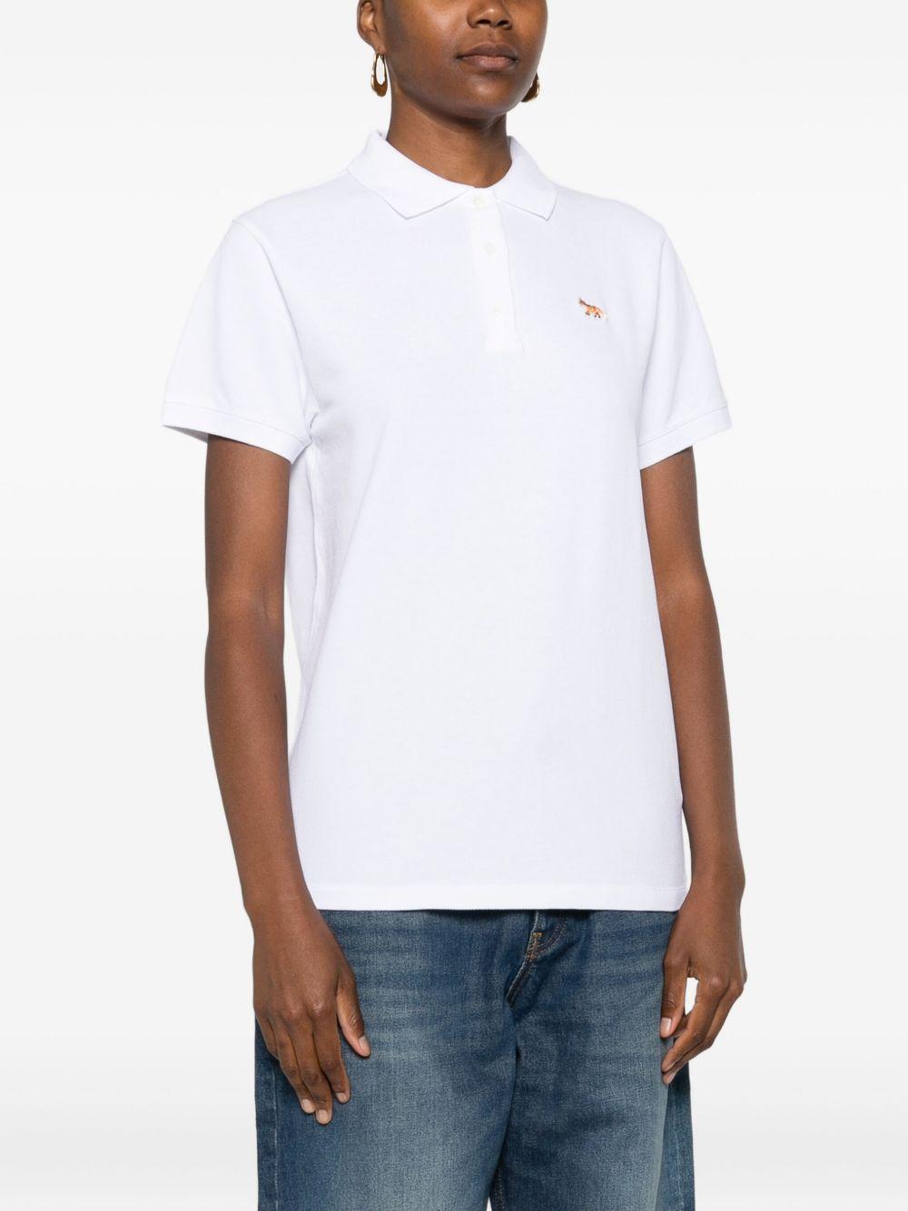 fox-embroidered polo shirt OW00207KP0001 P100 MAISON KITSUNÉ 