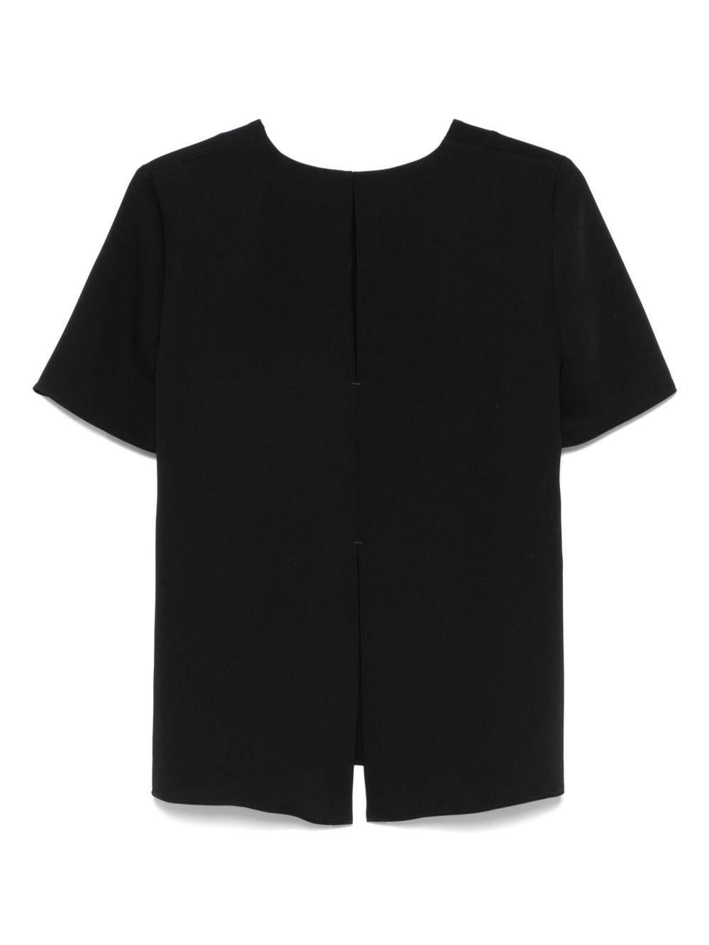 Short-sleeved cady blouse<BR/><BR/><BR/> D312430 PANTY013 P.A.R.O.S.H. 
