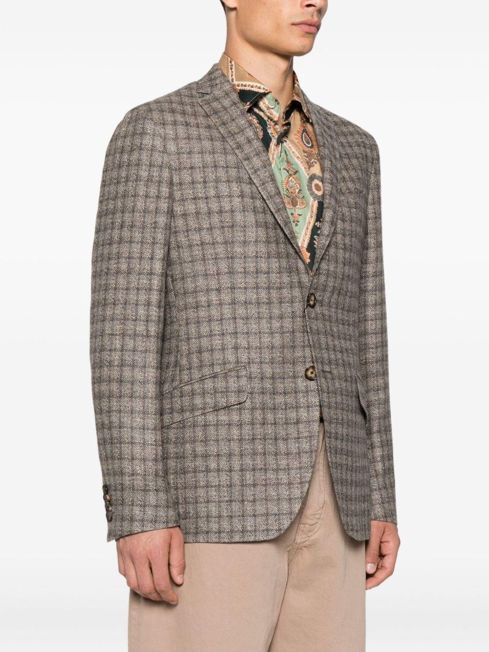 Long-Sleeved Checked Blazer MRCA0006 99TQB68S9820 ETRO 