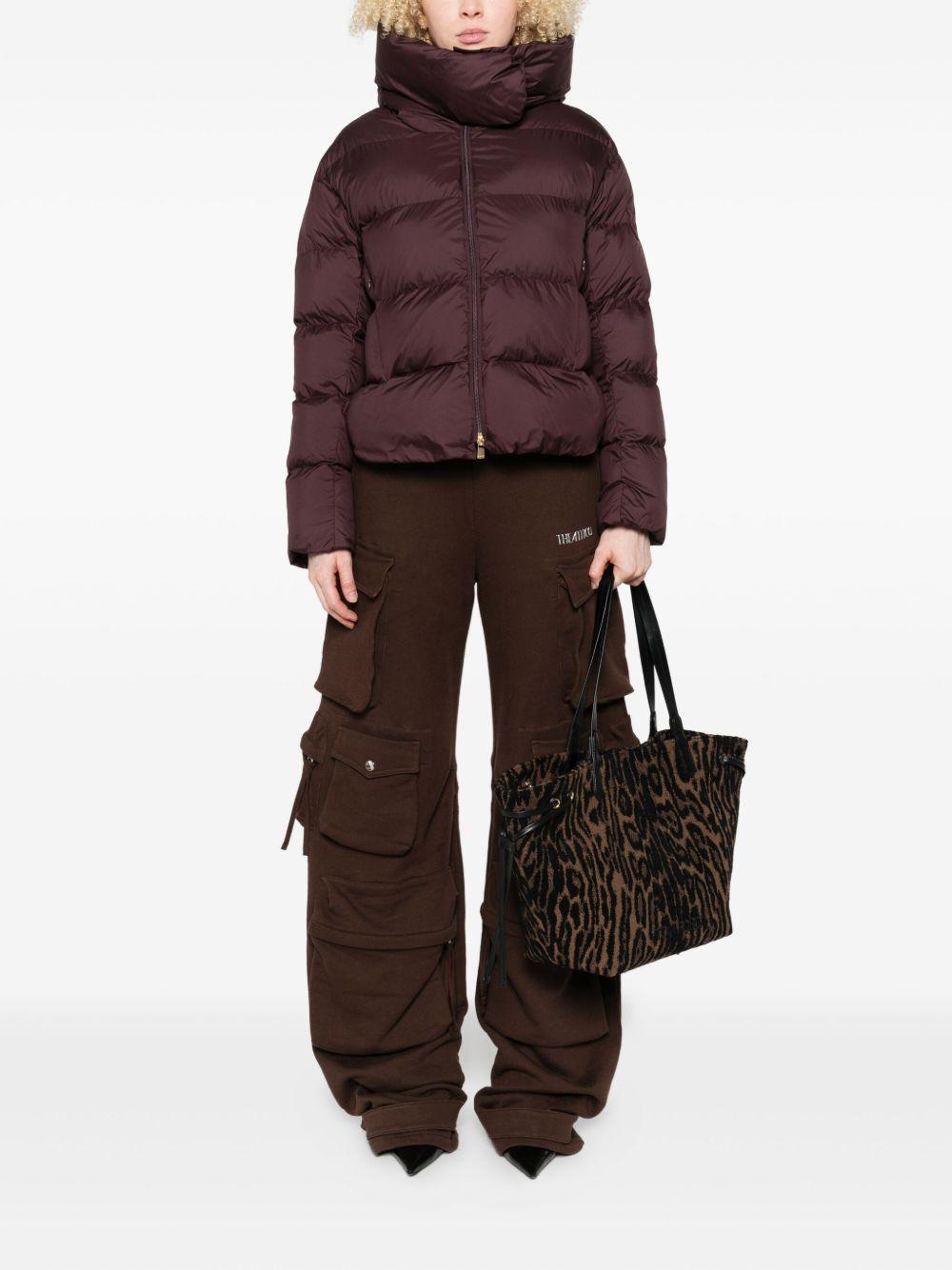 Technical fabric hooded jacket 101602 A2P6RR7 PINKO 