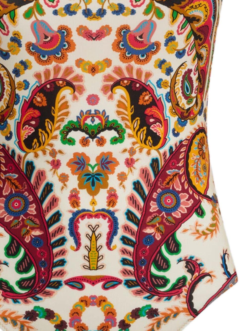 FLORAL PAISLEY ONE-PIECE SWIMSUIT WRPB0010 AKF28X0800 ETRO 
