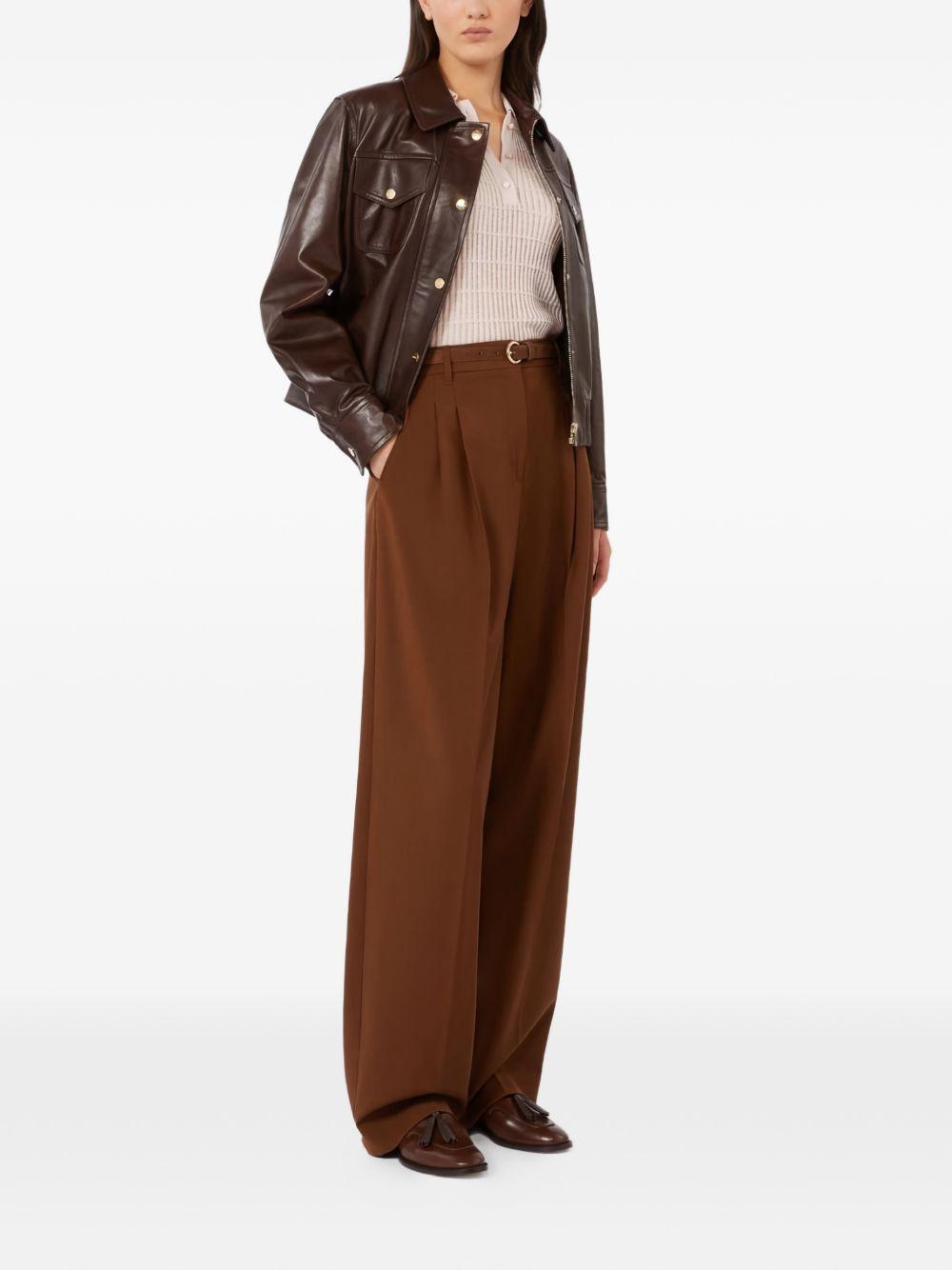 Flowing wool trousers 2616131081 MSTBACIO003 MAX MARA STUDIO 