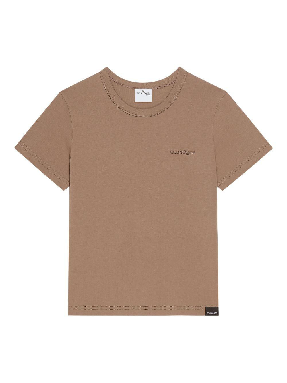 EMBROIDERED T-SHIRT 325JTS217JS0233 1098 COURRÈGES 