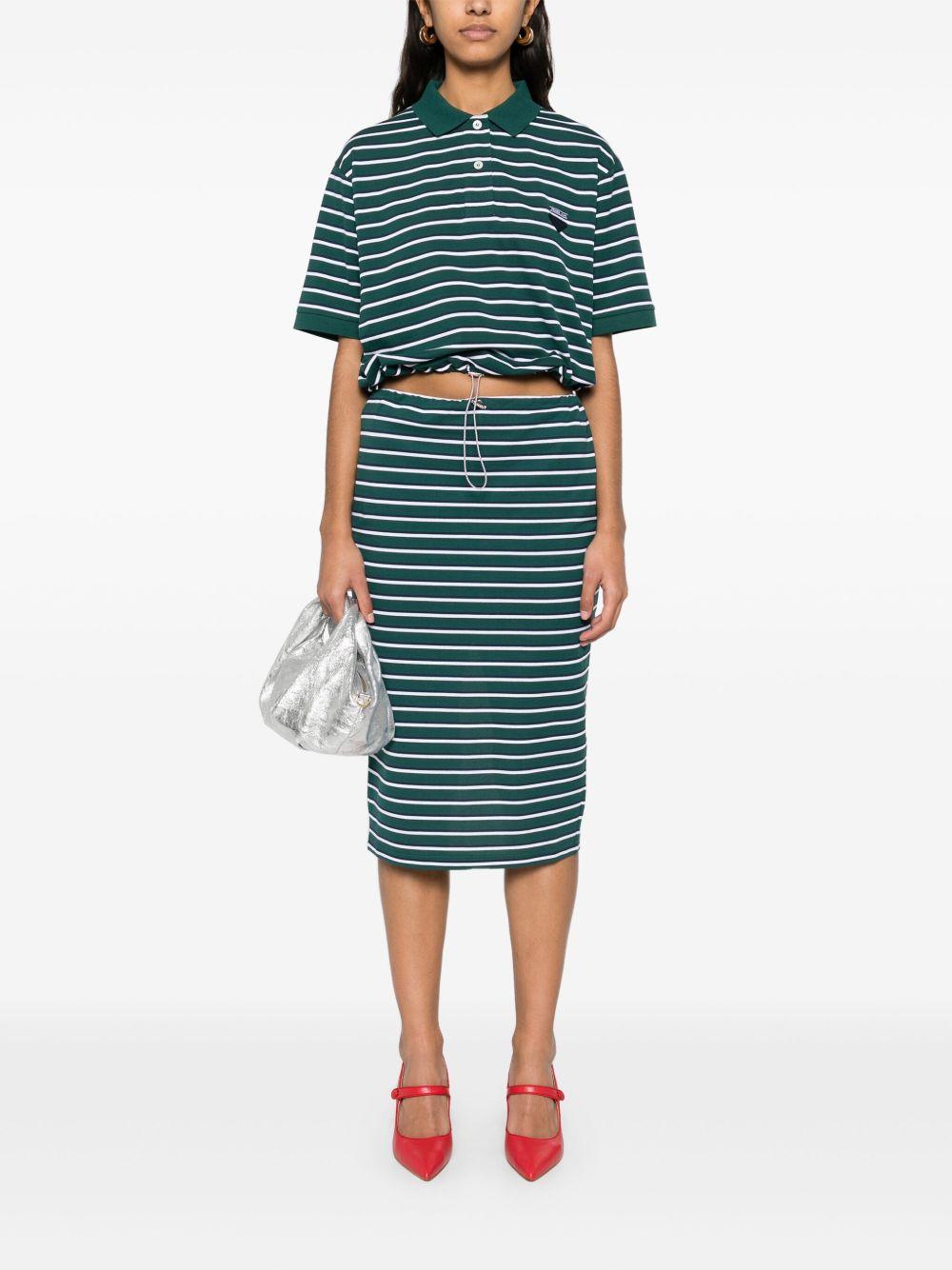 Striped polo top<BR/><BR/><BR/> 39609 16WCF0B8Q PRADA 