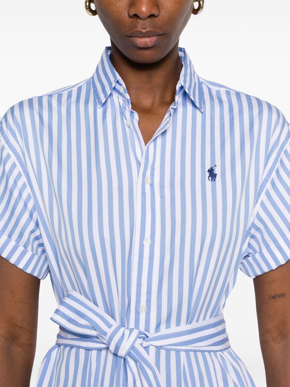Striped shirt dress<BR/><BR/> 211959911001 1323C BLUE/WHITE STRIPE POLO RALPH LAUREN 