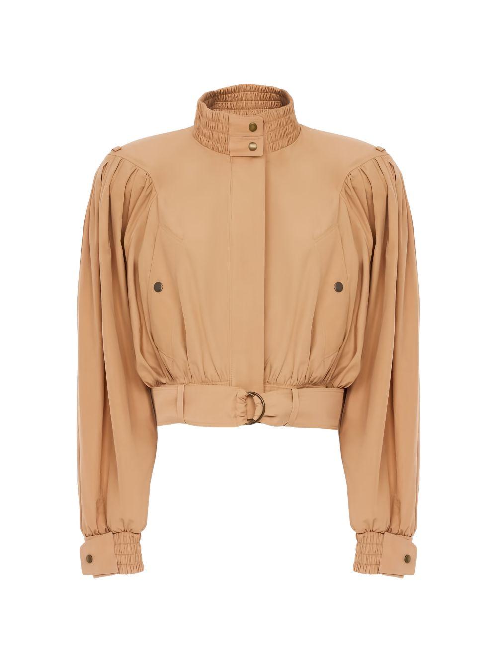 Gathered cropped jacket CH26UVE18144 26U CHLOÉ 