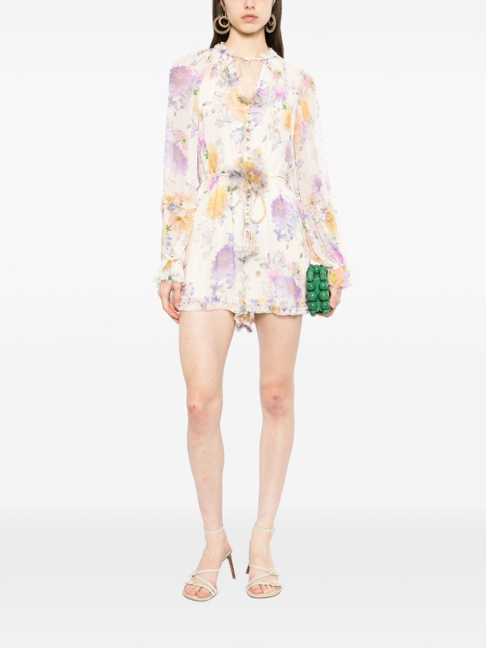 Luna Ruffle Playsuit dress 8154YS261 CRDA ZIMMERMANN 
