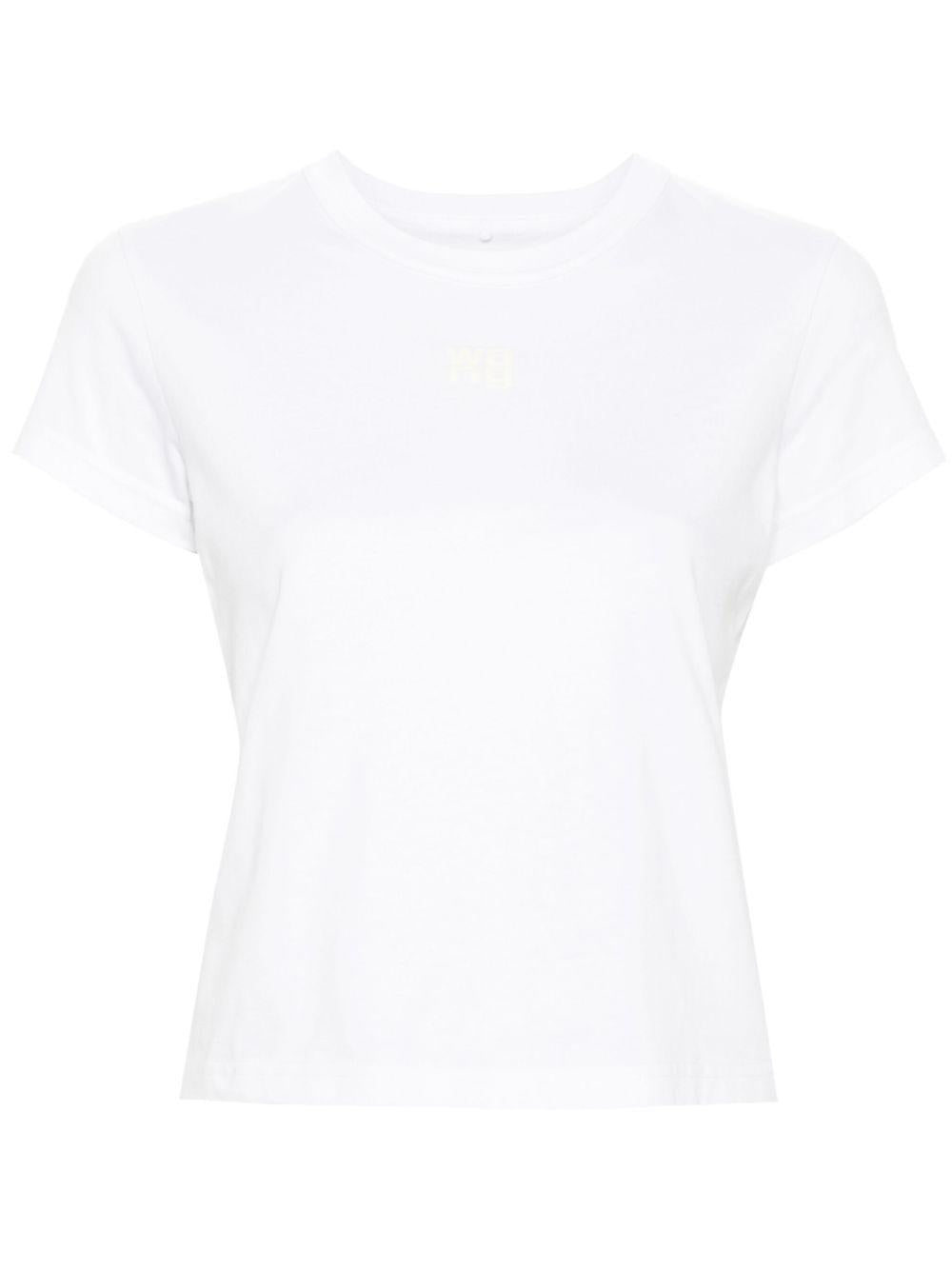 Logo-print T-shirt<BR/><BR/><BR/> 4CC3241521 100 ALEXANDER WANG 