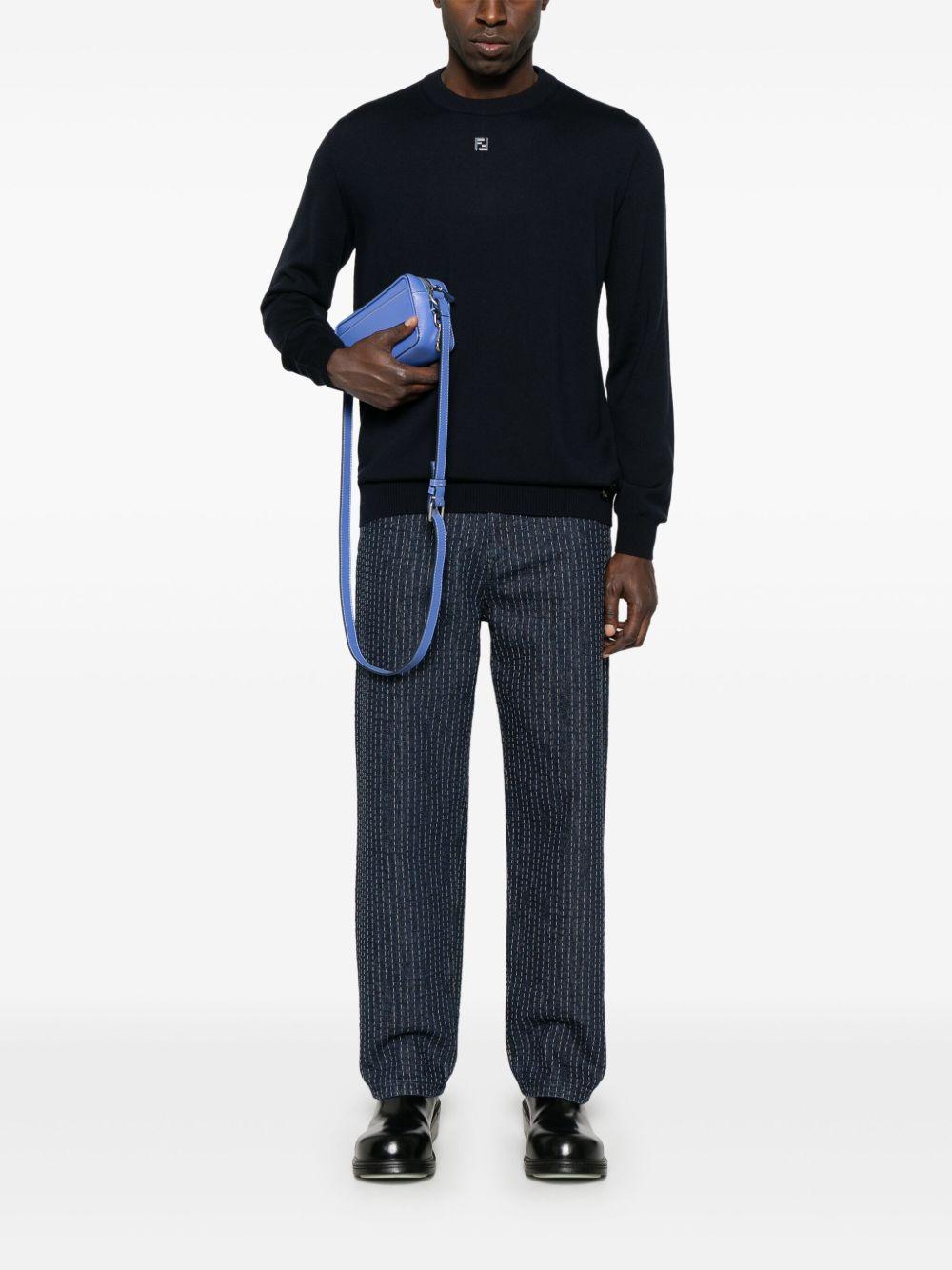 FF-logo plaque sweater<BR/><BR/> FZX091 AU84F0ZNZ FENDI 