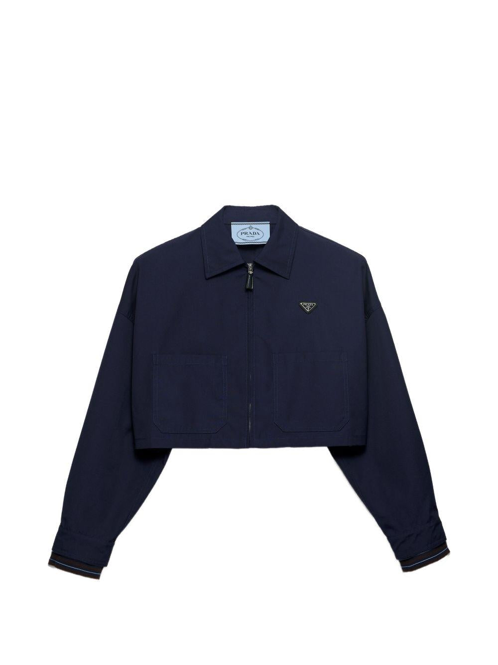 Poplin blouson jacket P536OG187P S-OOOF0008 PRADA 