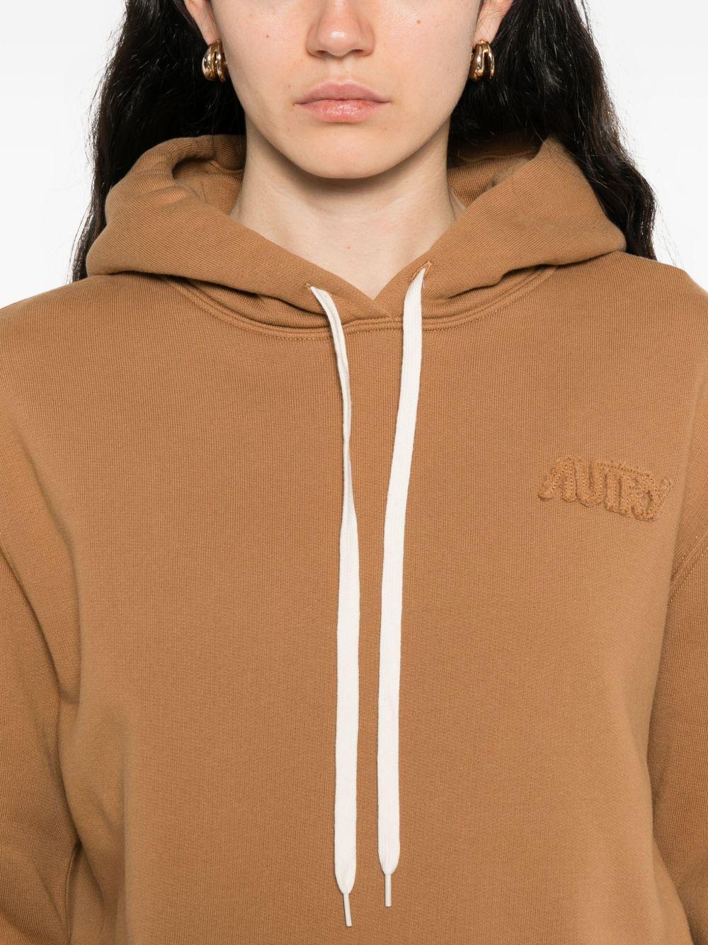 Logo hoodie HOPW M1HNHEAVYJERSWALNUT AUTRY 