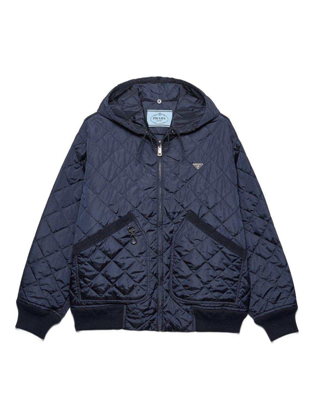 Re-Nylon blouson jacket with hood 2923301WQ9 S-OOOF0AIN PRADA 