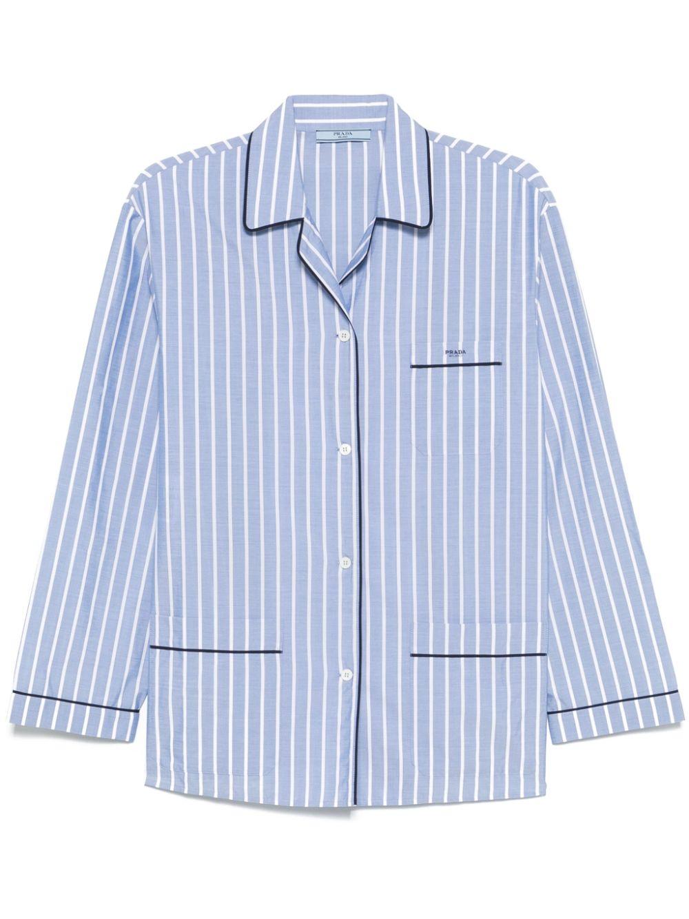 Striped shirt<BR/><BR/><BR/> P482HR 16BWF0013 PRADA 