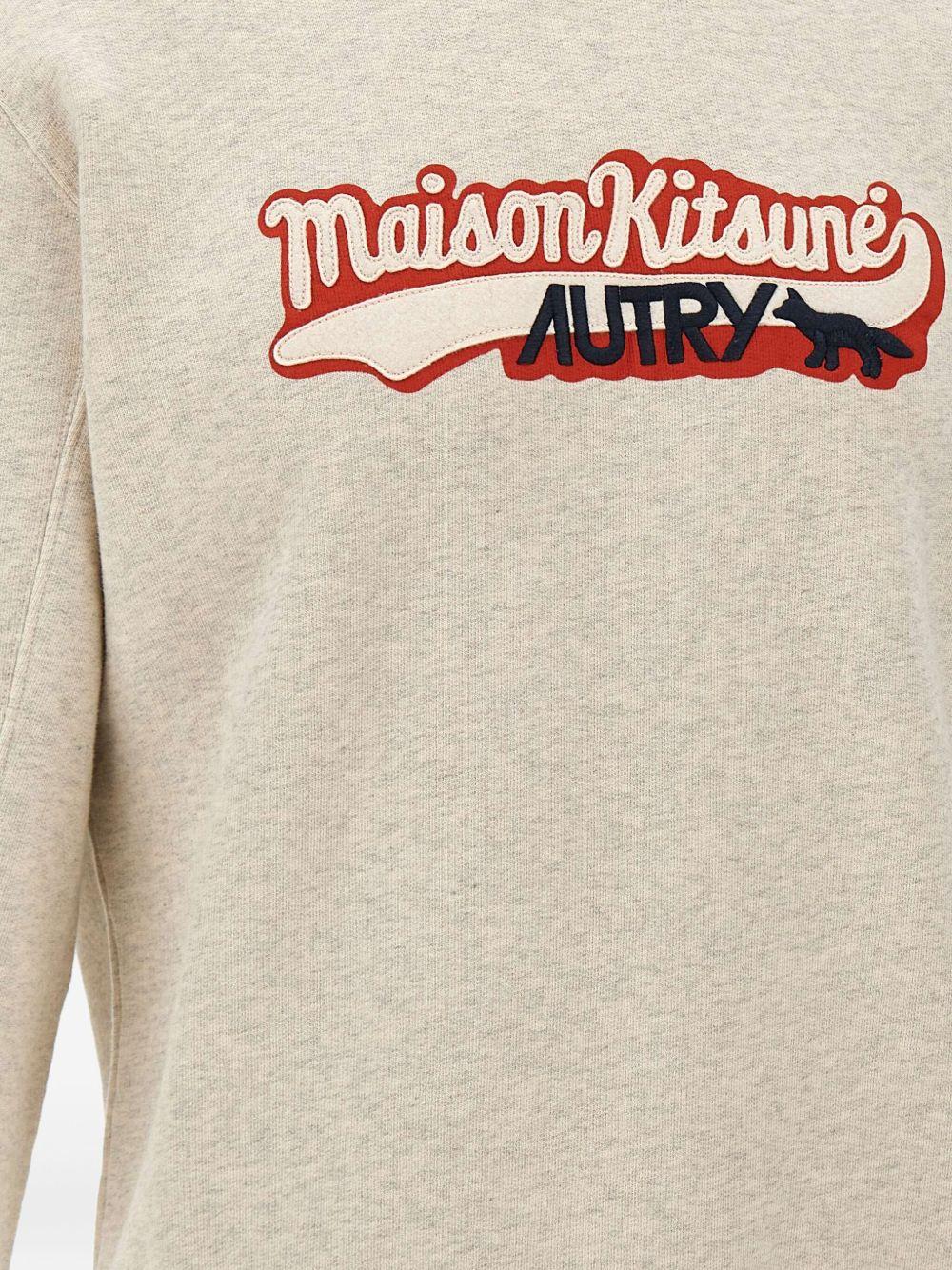 AUTRY X MAISON KITSUNE<BR/>Logo sweater SWPX MK1MKITSUNEMEL AUTRY x MAISON KITSUNÉ 