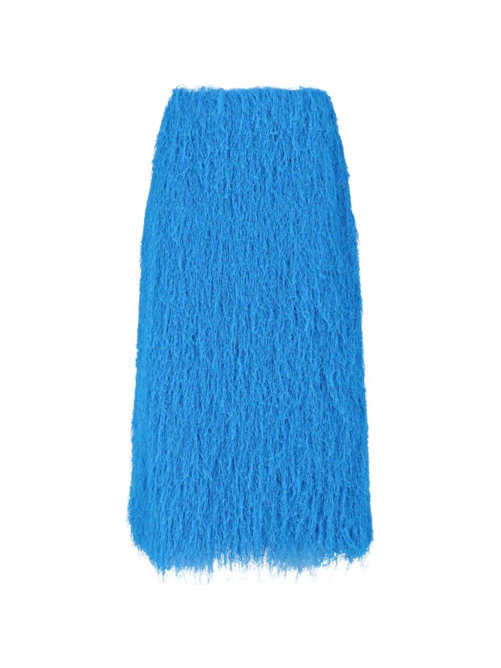 Detailed Fringed Midi Skirt 010860 3038503 DRIES VAN NOTEN 