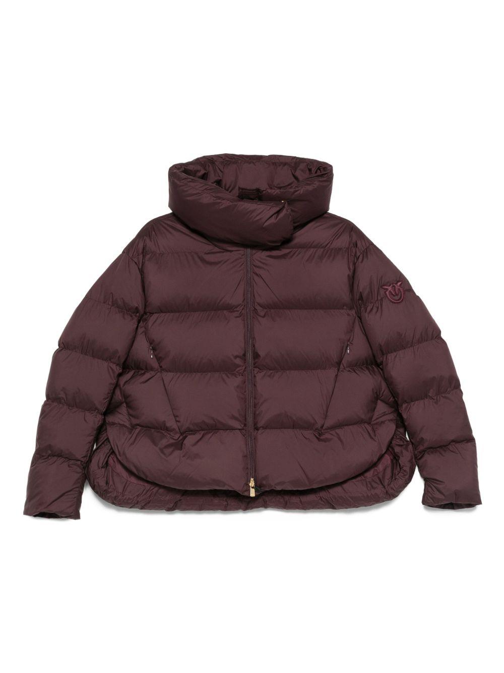 Technical fabric hooded jacket 101602 A2P6RR7 PINKO 