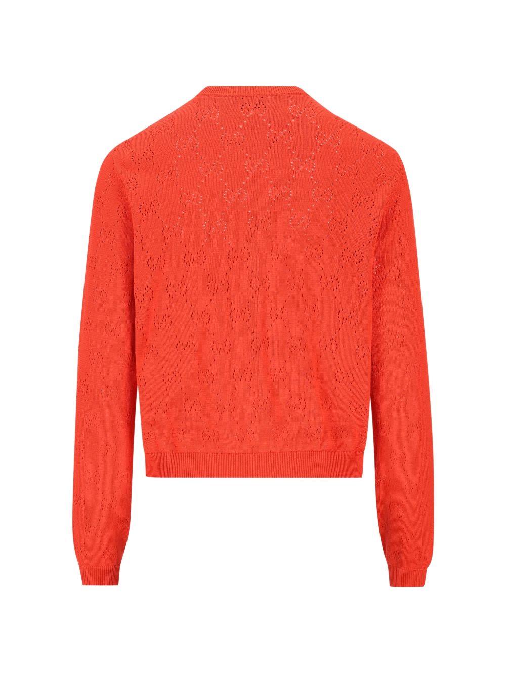 GG pointelle cotton silk cardigan 856202 XKFCO5741 GUCCI 
