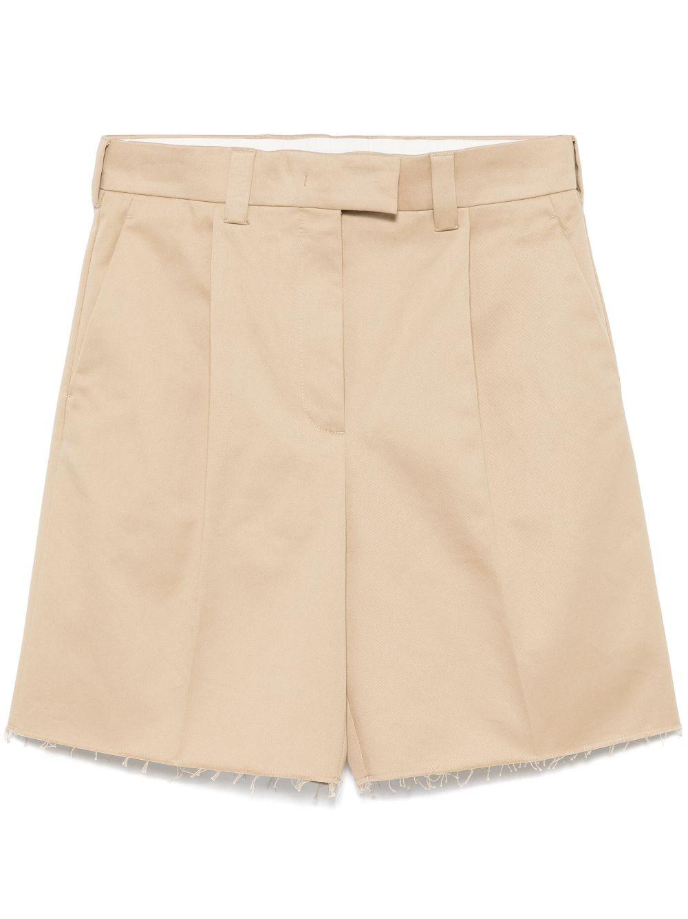 Cotton shorts<BR/><BR/><BR/> MP1856 1UPXF0065 MIU MIU 
