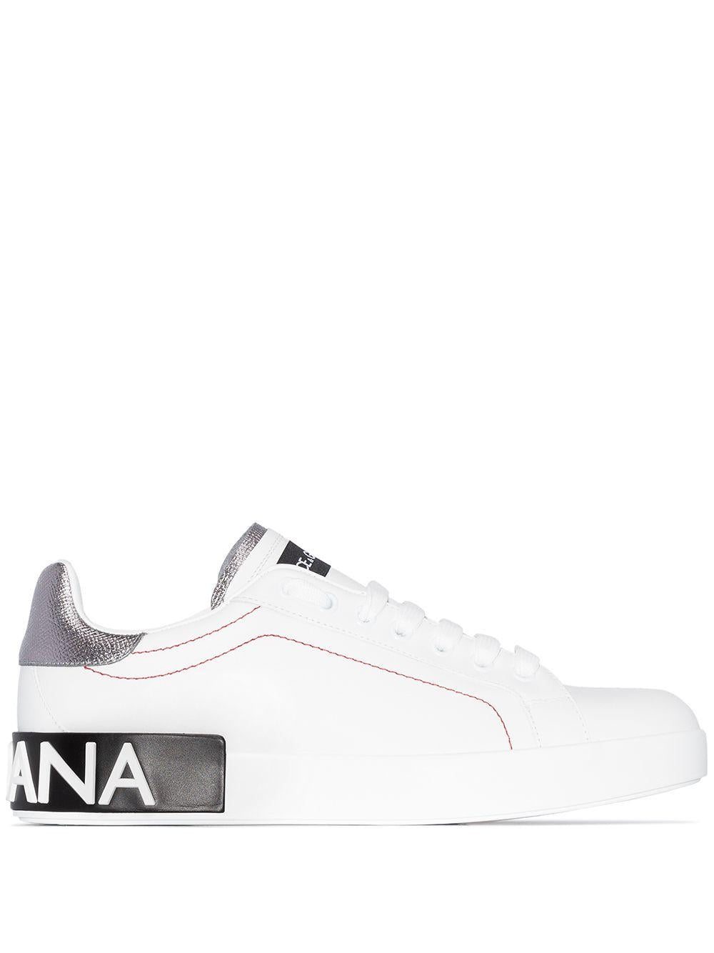 Portofino leather sneakers<BR/><BR/><BR/> CK1587 AH5278B441 DOLCE & GABBANA 