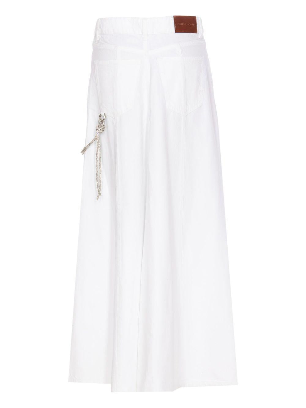 Chain-detail skirt<BR/><BR/><BR/> 104647 A2DOZ04 PINKO 
