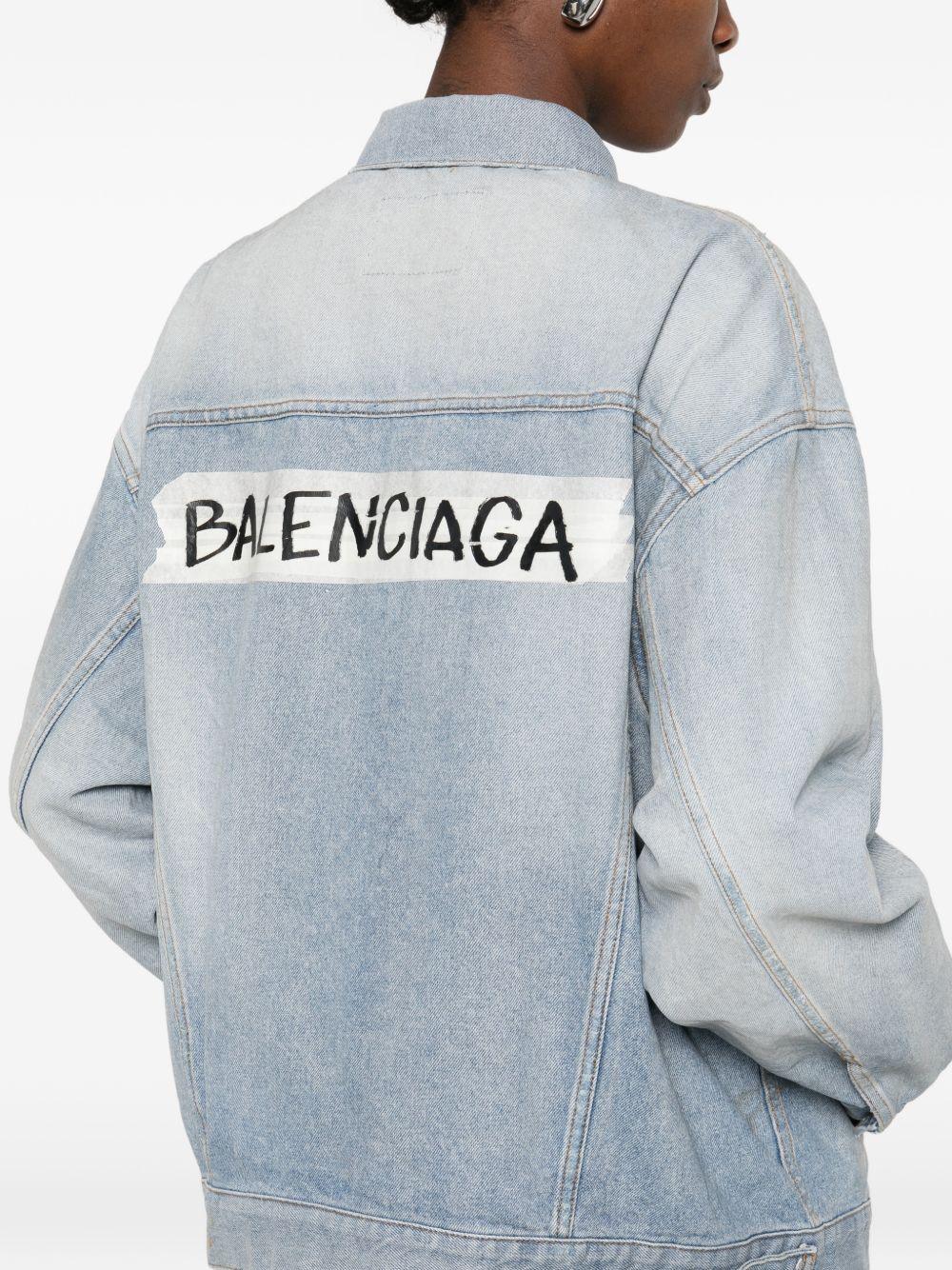 oversized denim jacket 861410 TTWB14009 BALENCIAGA 