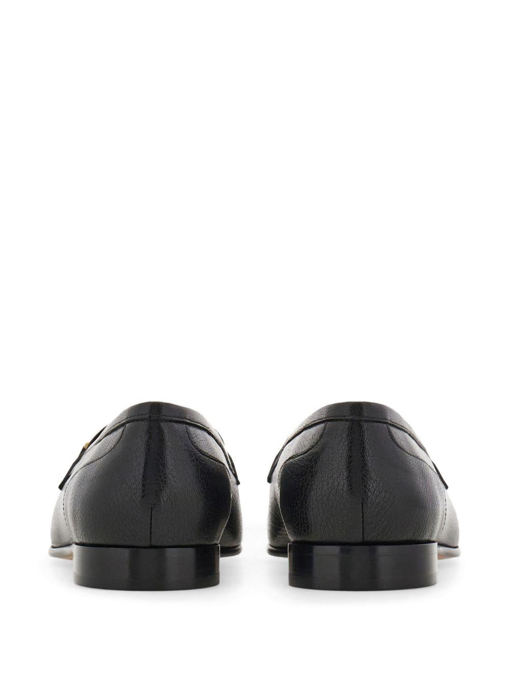 Gancini ornament moccasin 01L663BAX 793525NERO FERRAGAMO 