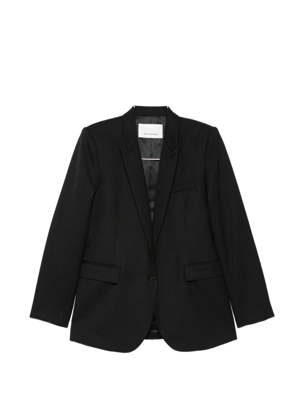 AMELIA TAILORED BLAZER BLFS21860100 BLACK THE FRANKIE SHOP 