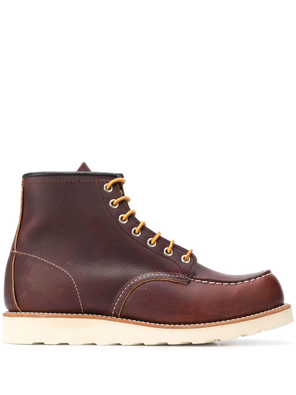 Classic Moc lace-up boots<BR/><BR/><BR/> 08138  RED WING 