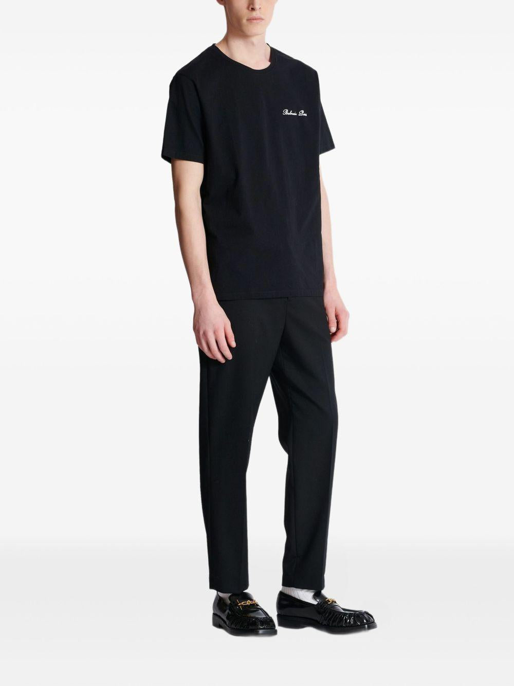 embroidered t-shirt FH1EG000BC68 EAB BALMAIN 