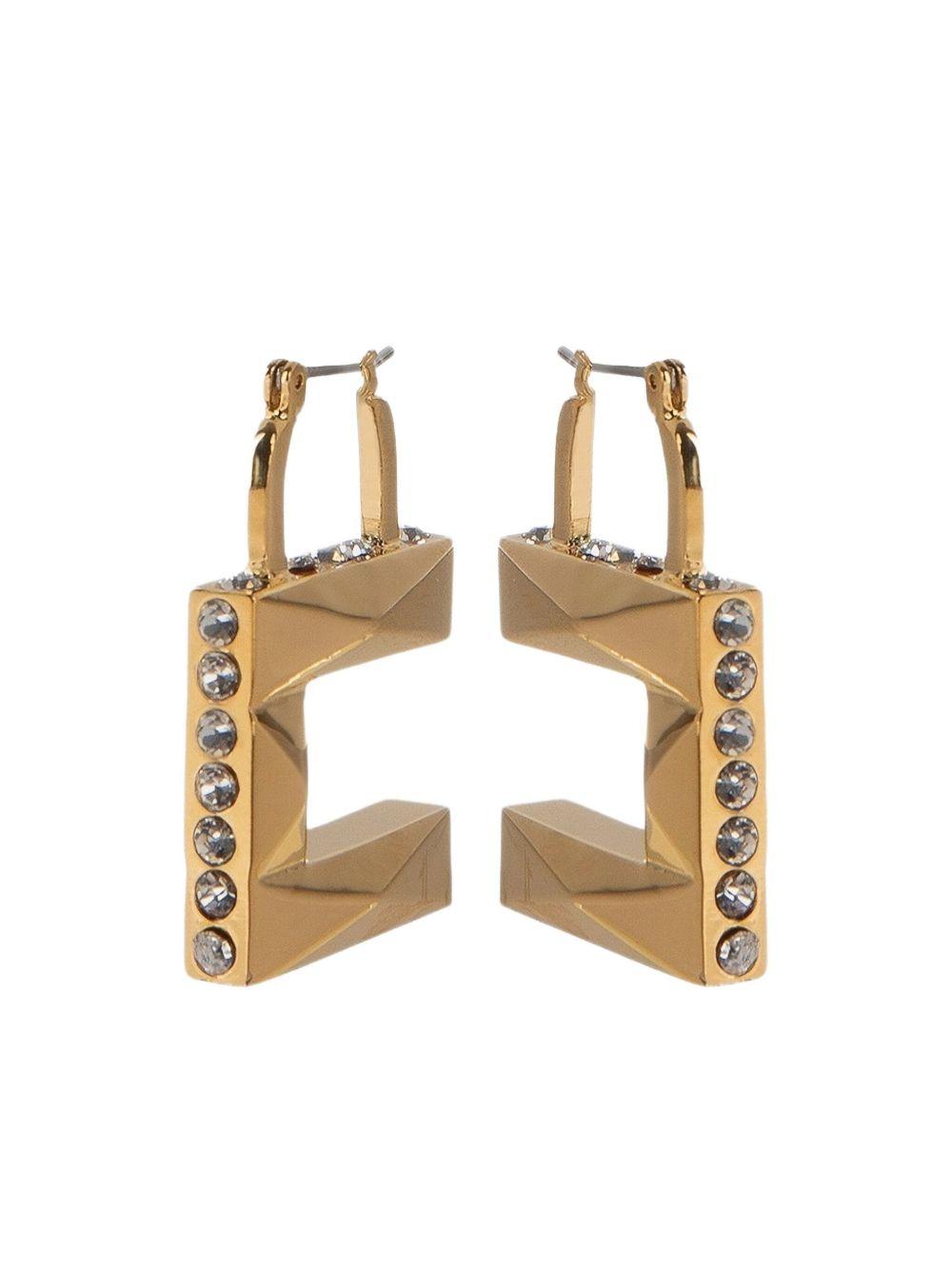 Logo earrings OR05M41E2 U95 ELISABETTA FRANCHI 