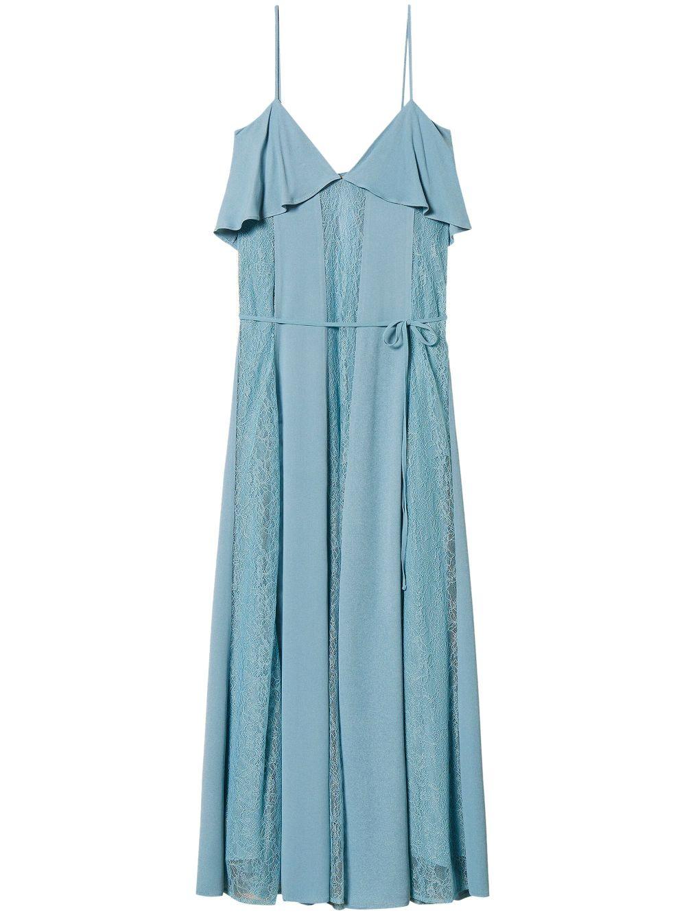 Ruffled lace dress<BR/><BR/><BR/> 251TP2412 00485 TWINSET 