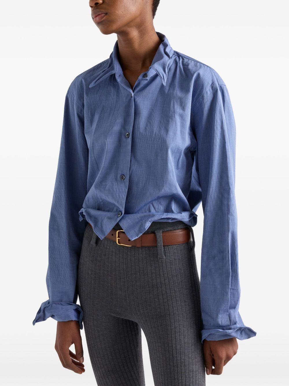 Fil-à-fil shirt<BR/><BR/> P414I 15COF0216 PRADA 