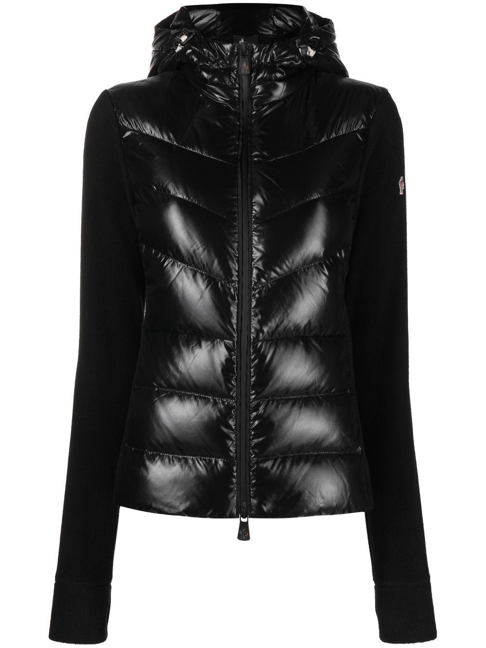 Padded fleece sweatshirt with zip and hood K20988G00018 80093999 MONCLER GRENOBLE 