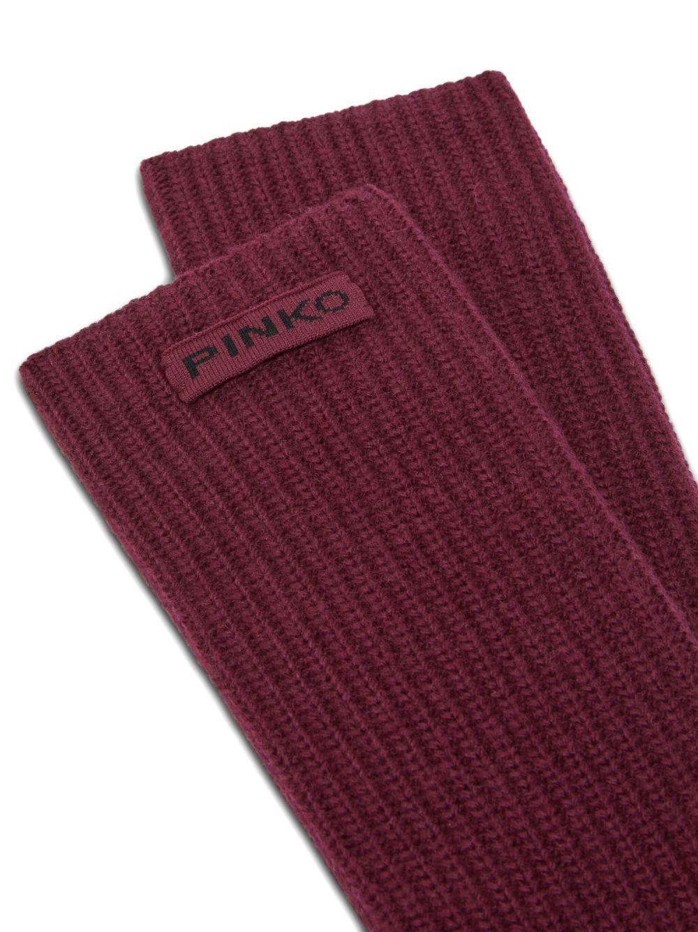 Long wool and cashmere-blend gloves 105997 A2Z4R57 PINKO 