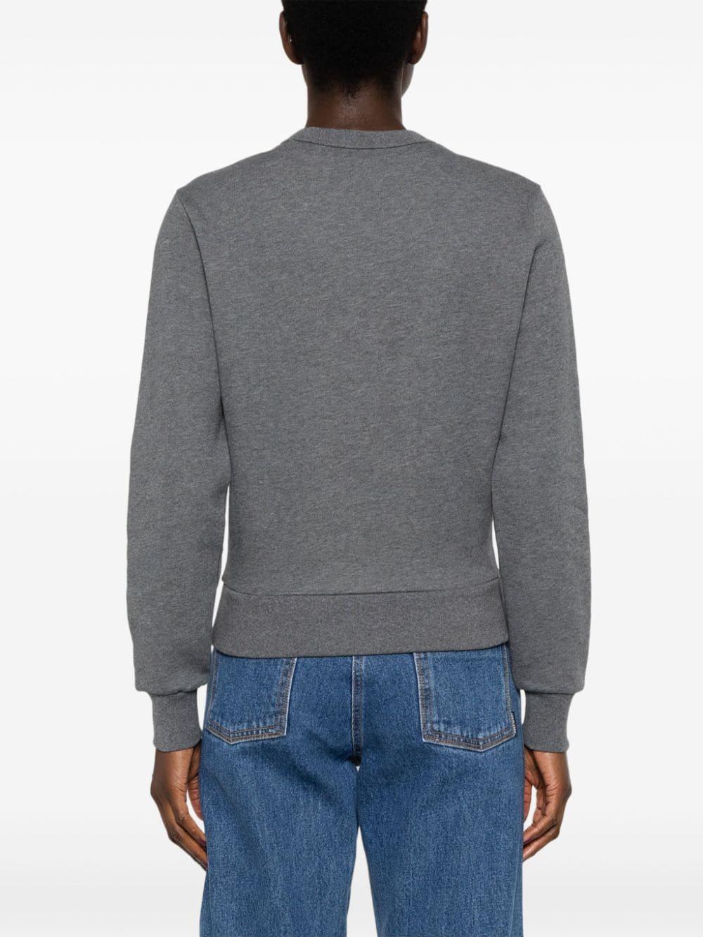 Flocked-logo sweatshirt<BR/><BR/><BR/> COHBR F27918TPR A.P.C. 