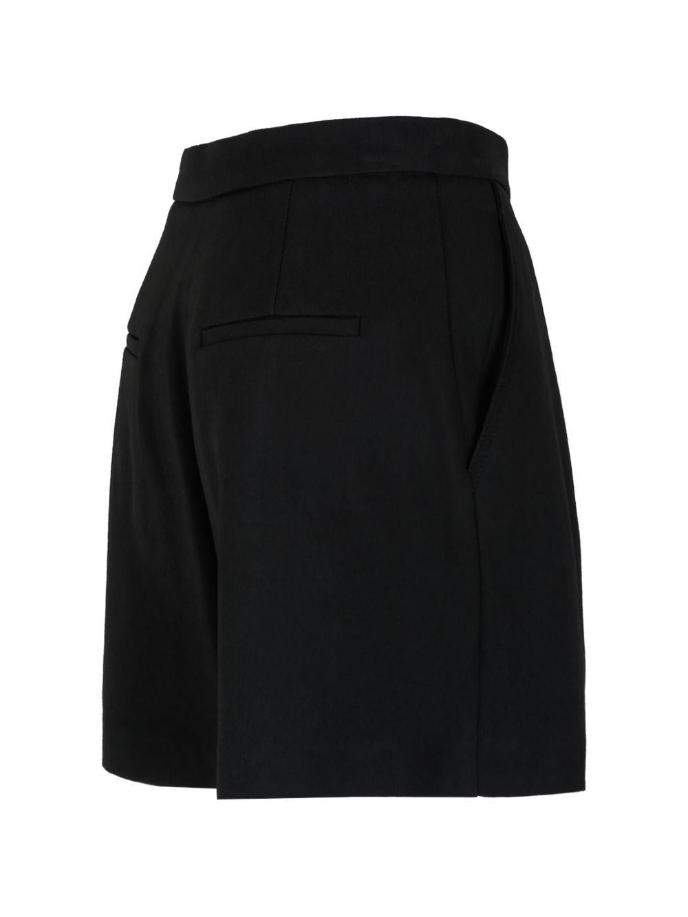 Gabardine shorts with jewel logo SH00561E2 110 ELISABETTA FRANCHI 