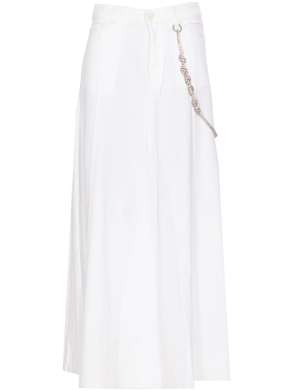 Chain-detail skirt<BR/><BR/><BR/> 104647 A2DOZ04 PINKO 