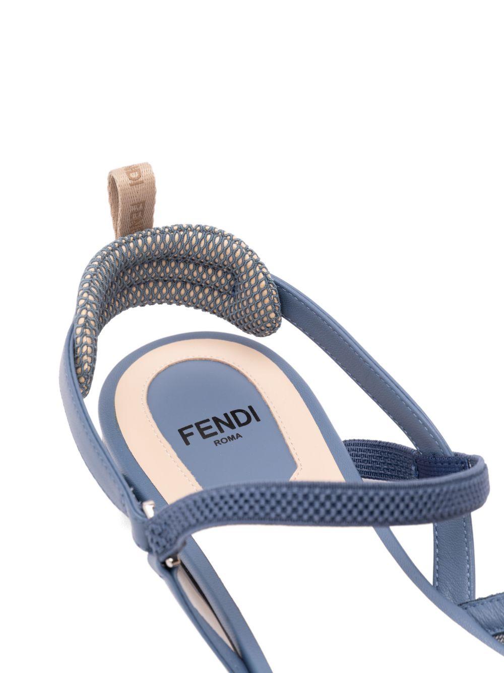Colibrì Lite mesh flat slingbacks with FF embroidery 8J8559 AY0MF1XHP FENDI 