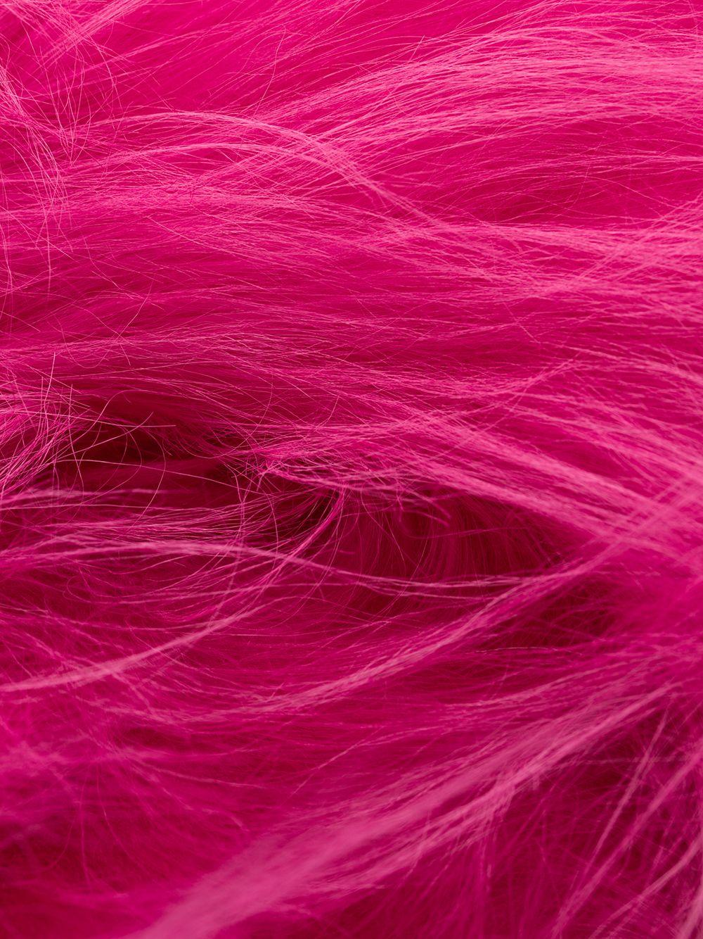 Fuschia pink goat fur neon jacket 165551 1UW2F0T08 PRADA 