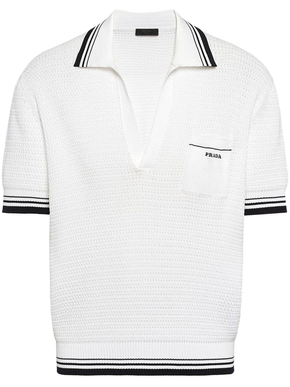 Front logo polo shirt UMB759 14G8F0964 PRADA 