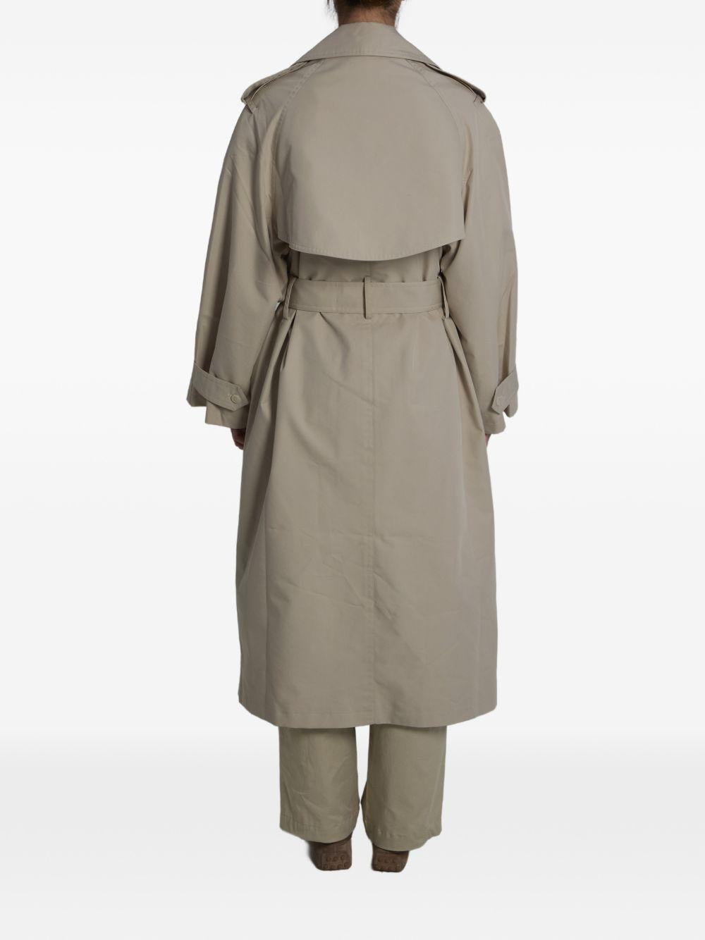 RIVA COTTON TRENCH COAT TRFS21991049 LIGHT BEIGE THE FRANKIE SHOP 