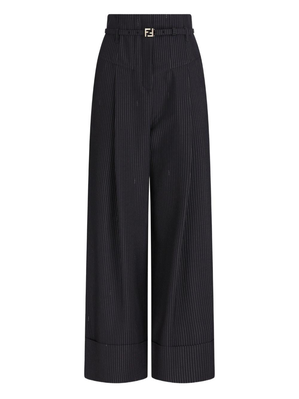 pinstriped wool trousers FR6673 AW7IF0QG3 FENDI 