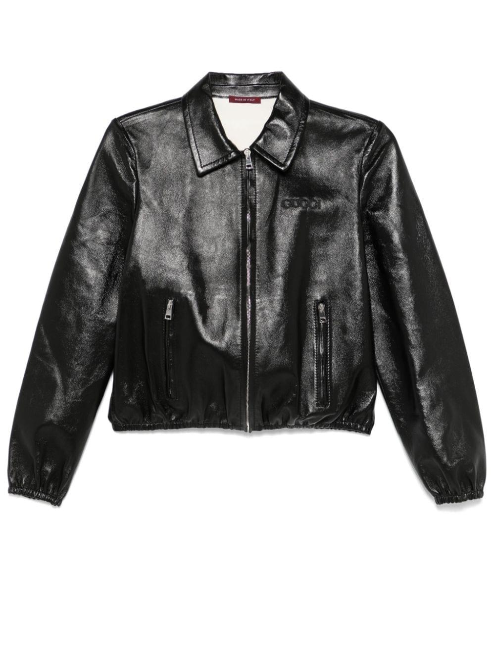 Leather jacket<BR/><BR/><BR/> 797625 XNA3H1000 GUCCI 