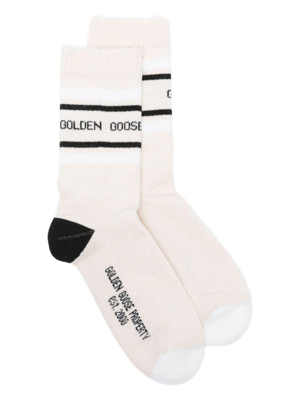 Ribbed striped socks GUP00883 P00220512403 GOLDEN GOOSE 