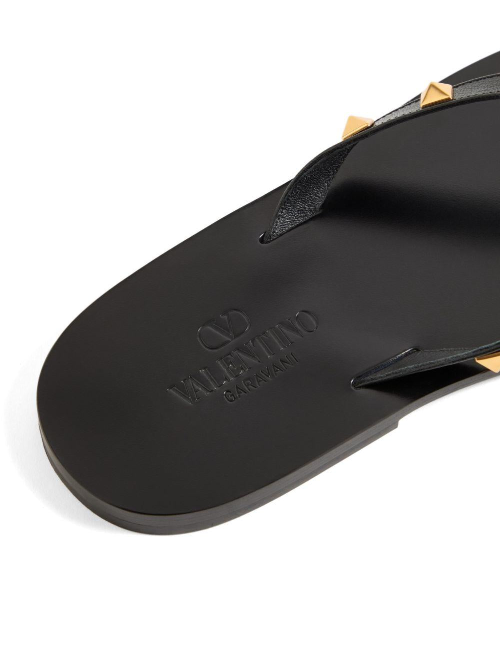 Rockstud Goatskin Flip-Flops 9Y2S0O16UIS 0NO VALENTINO GARAVANI 