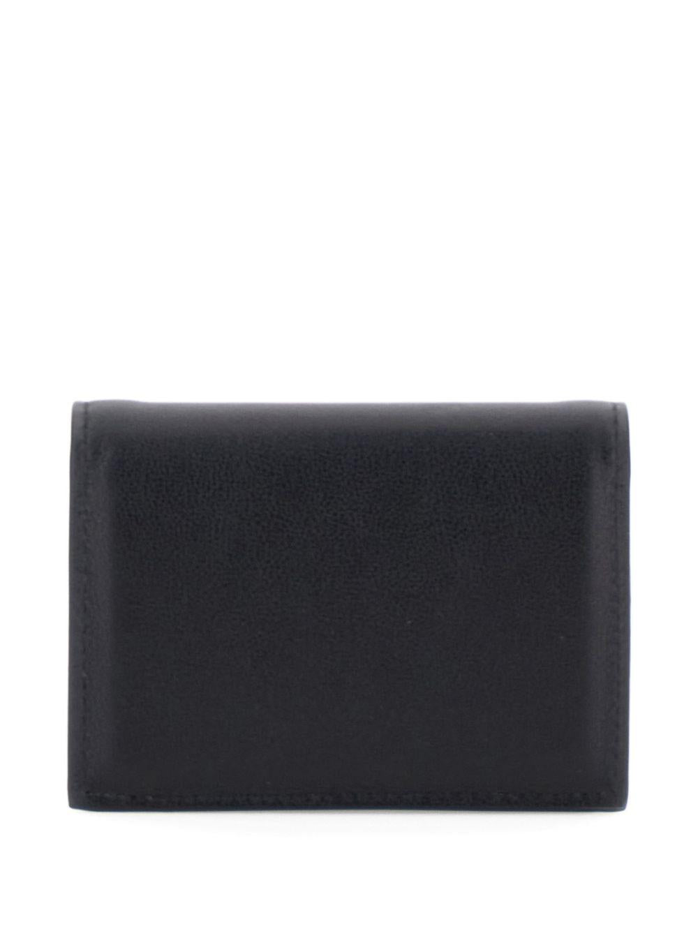 Antigona Stamped flap card holder in leather BK60G1K21L 001 GIVENCHY 