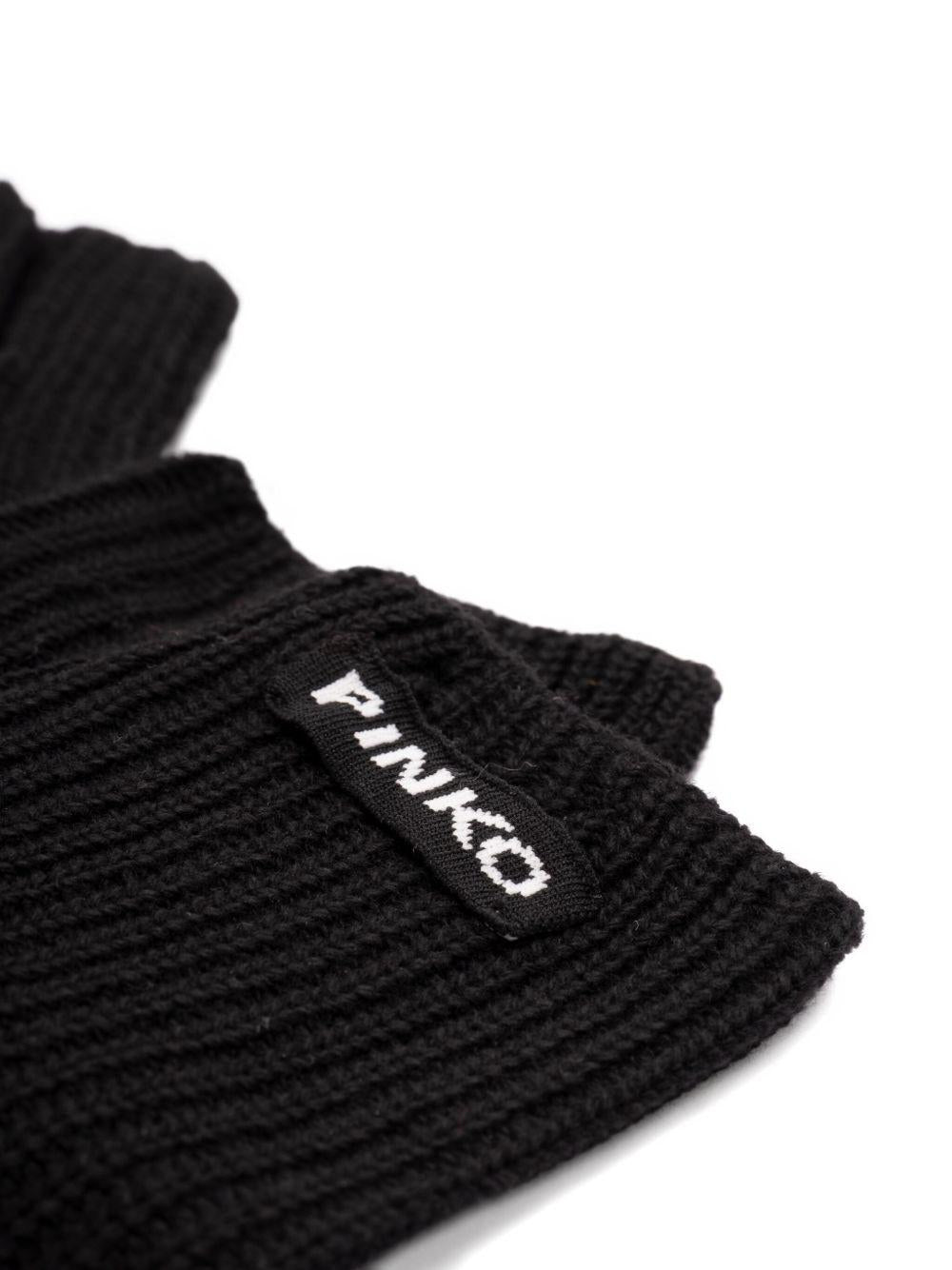 Long wool and cashmere-blend gloves 105997 A2Z4Z99 PINKO 