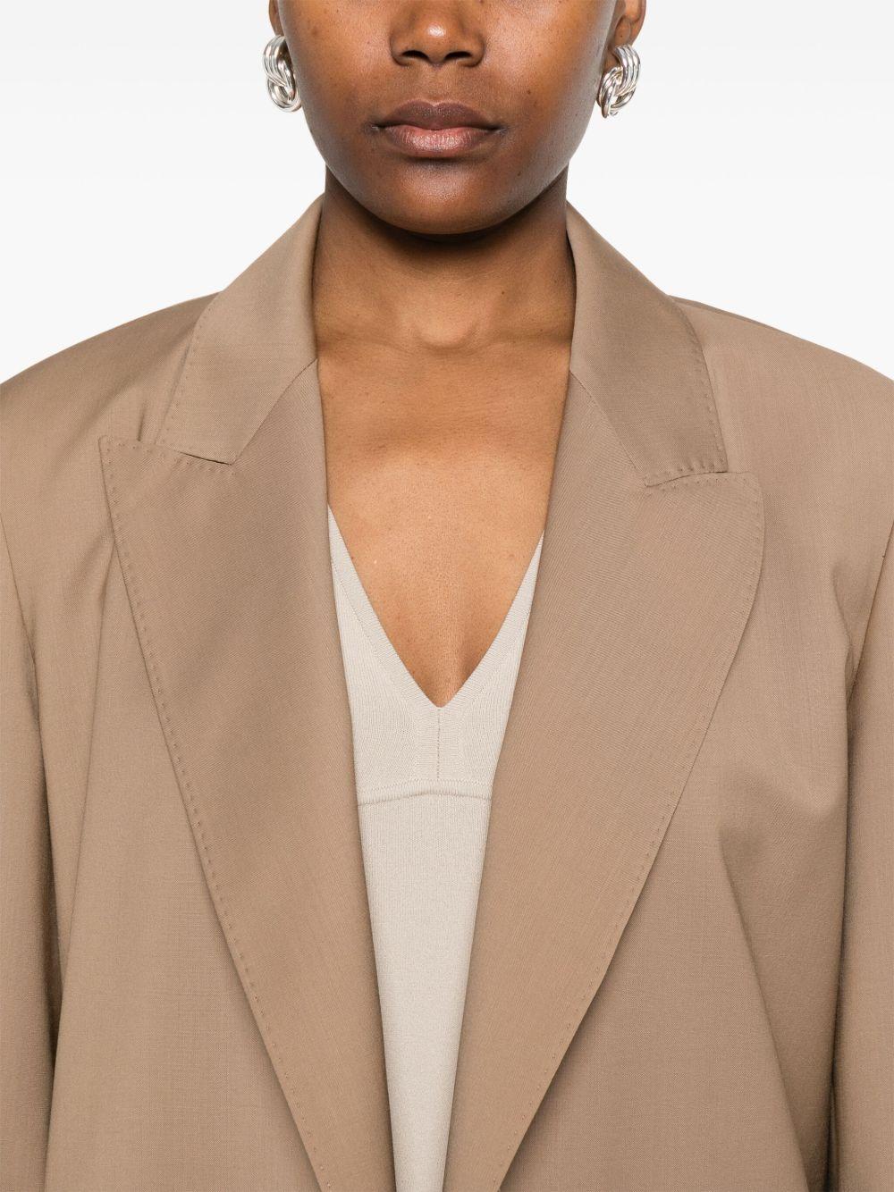 Belted woollen cloth blazer 2521046101 TALENTO010 MAX MARA 