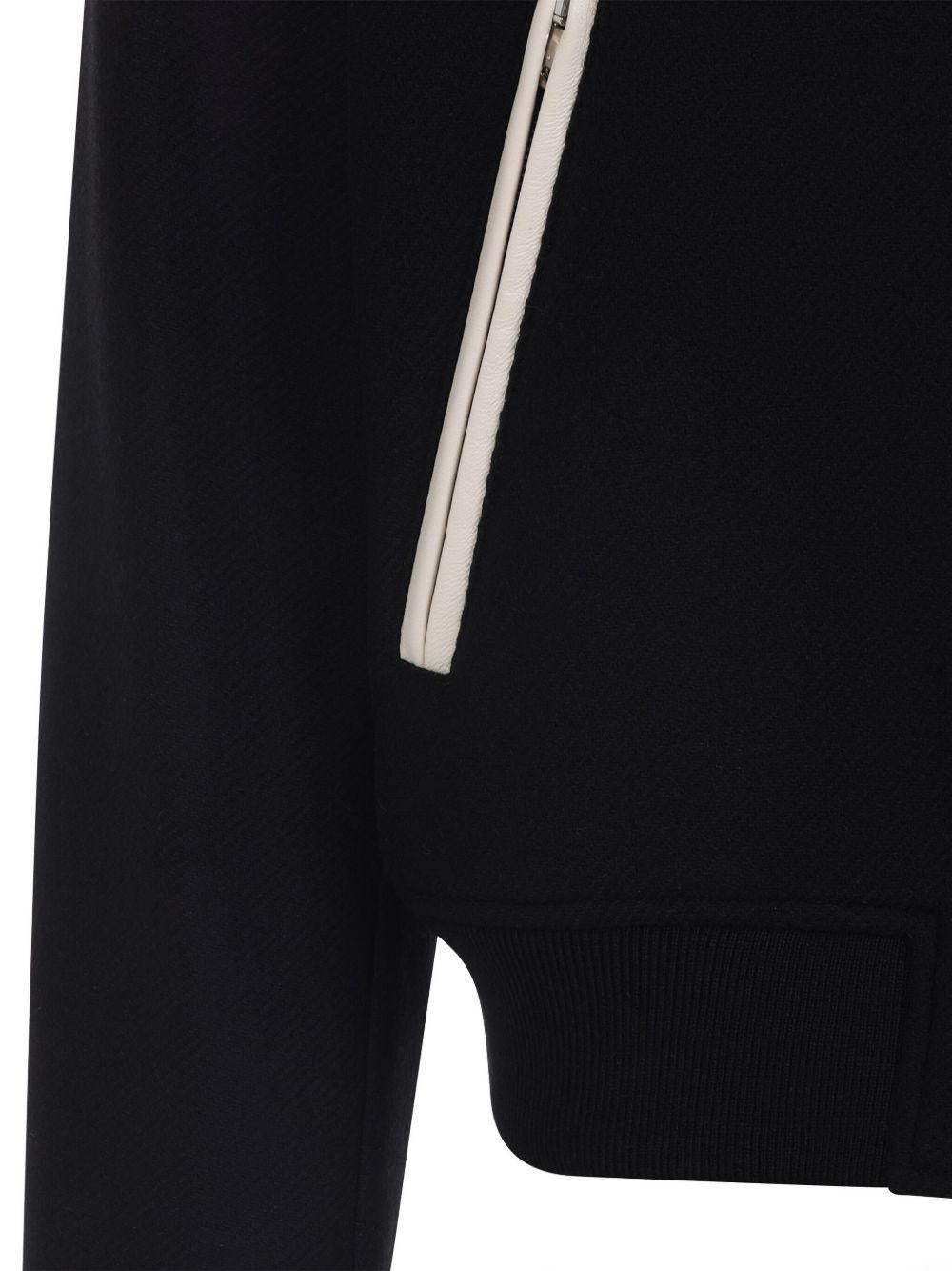 Virgin Wool Blend Ma Band Jacket AMOUVY1014 001 AMIRI 